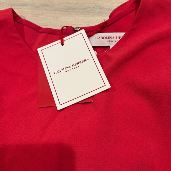 Carolina Herrera Ruffle Sleeve Blouse - Picture 6 of 10